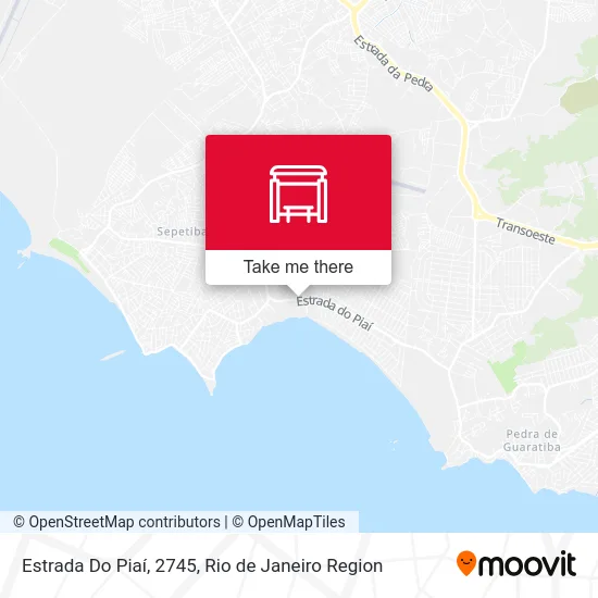 Estrada Do Piaí, 2745 map