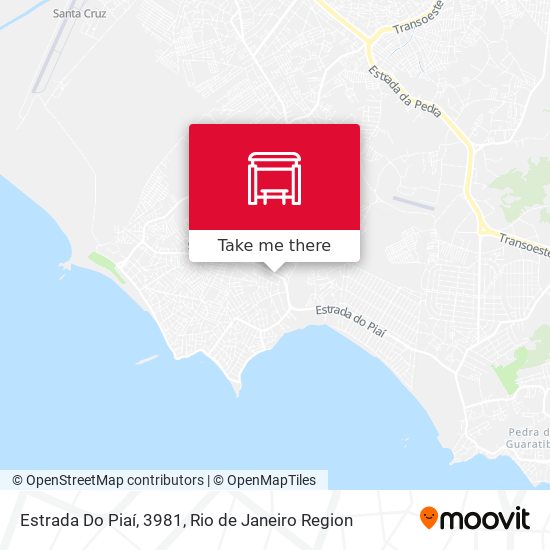 Estrada Do Piaí, 3981 map