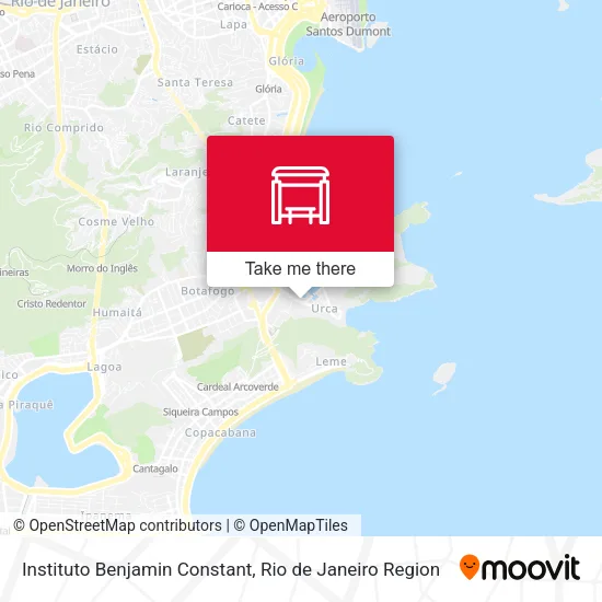 Instituto Benjamin Constant map