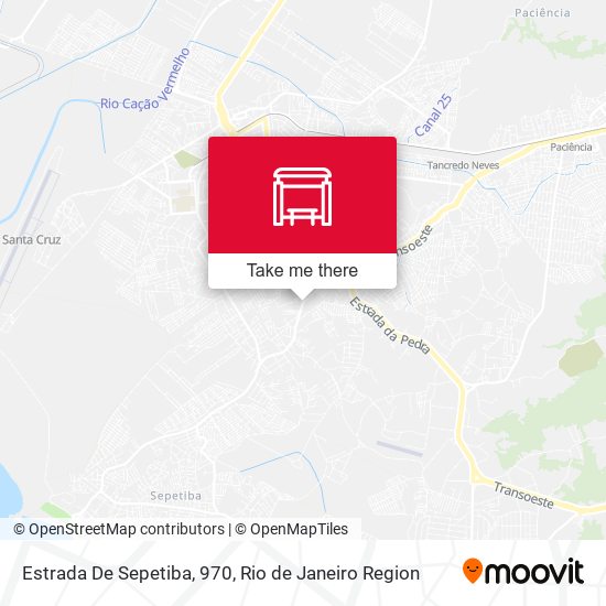 Estrada De Sepetiba, 970 map
