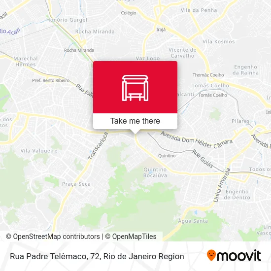 Rua Padre Telêmaco, 72 map