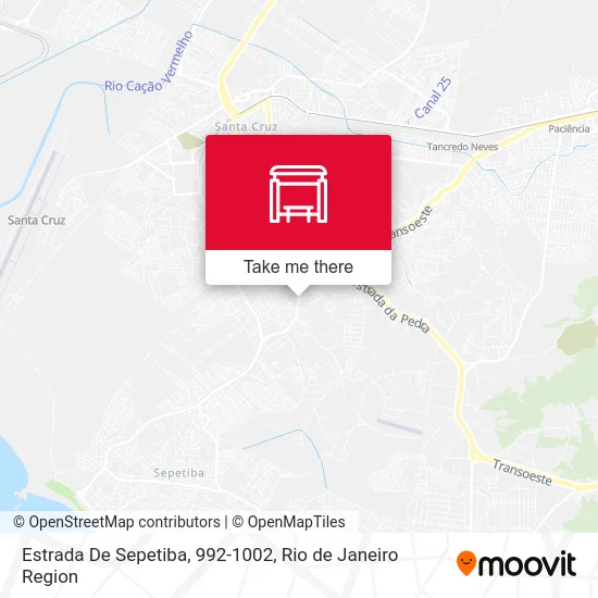 Estrada De Sepetiba, 992-1002 map