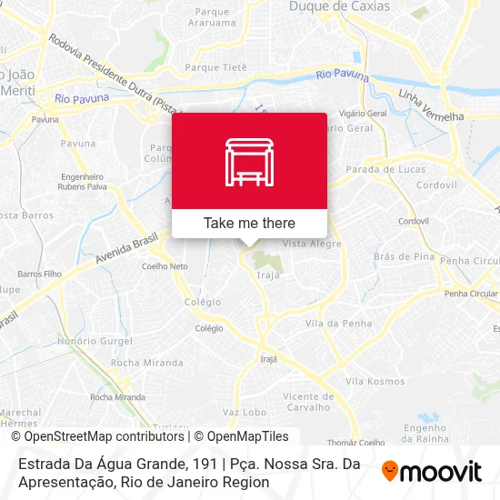 Estrada Da Água Grande, 191 | Pça. Nossa Sra. Da Apresentação map