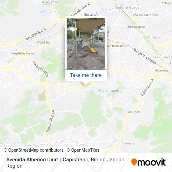 Avenida Albérico Diniz | Capistrano map