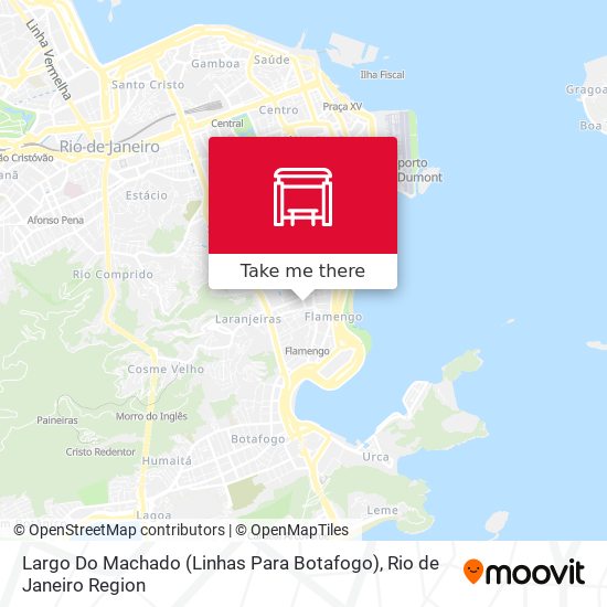 Mapa Largo Do Machado (Linhas Para Botafogo)