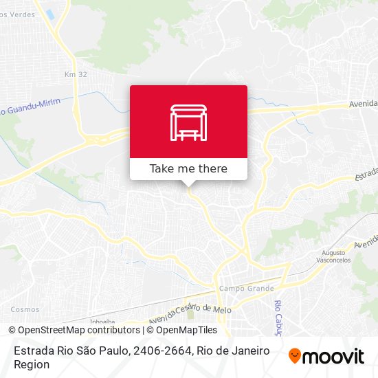 Estrada Rio São Paulo, 2406-2664 map
