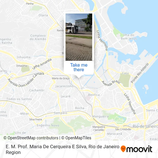 E. M. Prof. Maria De Cerqueira E Silva map