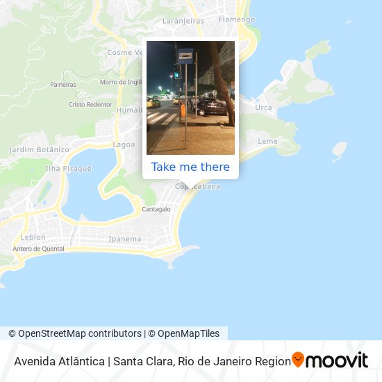 Mapa Avenida Atlântica | Santa Clara