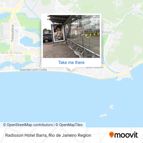 Radisson Hotel Barra map