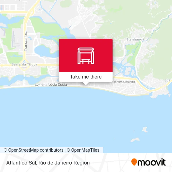 Atlântico Sul map