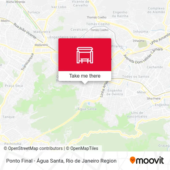 Ponto Final - Água Santa map