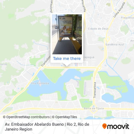 Mapa Av. Embaixador Abelardo Bueno | Rio 2