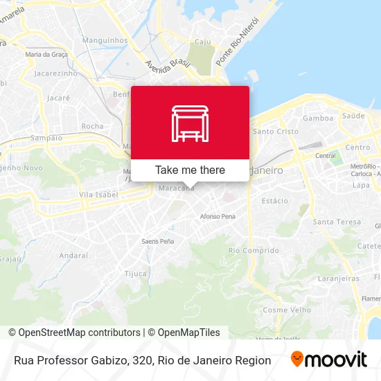 Rua Professor Gabizo, 320 map