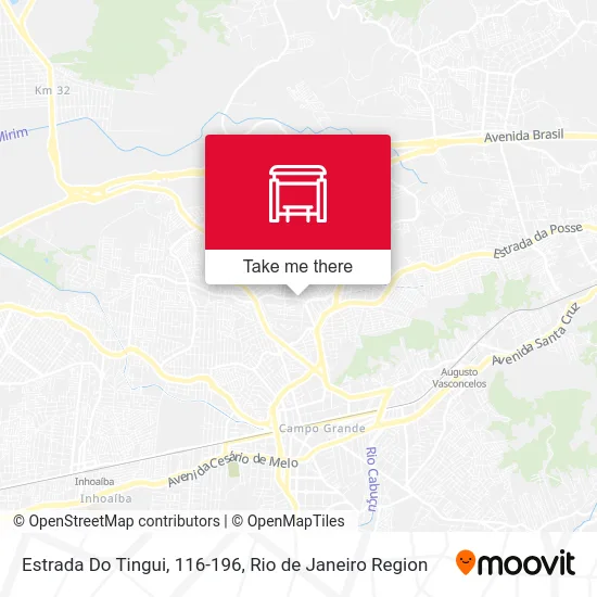 Estrada Do Tingui, 116-196 map