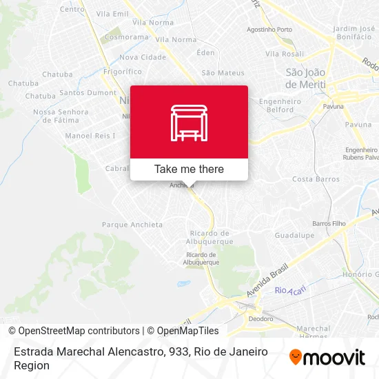 Estrada Marechal Alencastro, 933 map