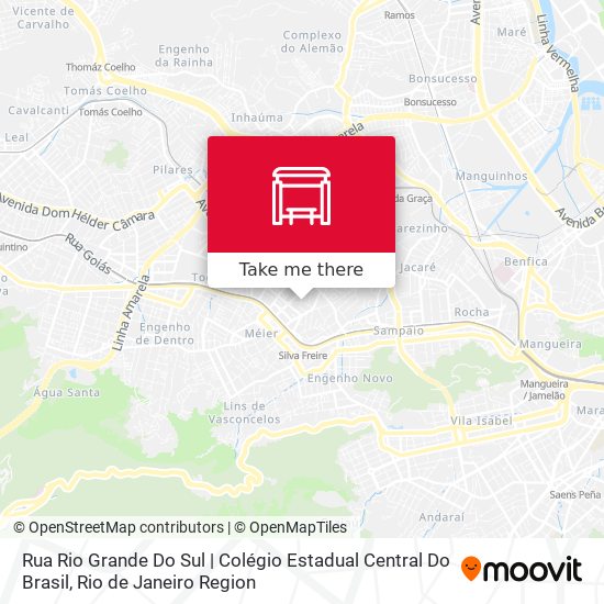Mapa Rua Rio Grande Do Sul | Colégio Estadual Central Do Brasil