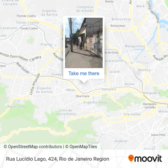 Rua Lucídio Lago, 424 map