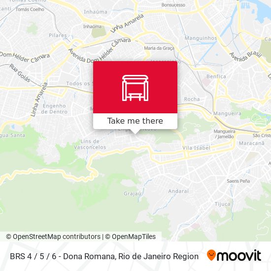BRS 4 / 5 / 6 - Dona Romana map