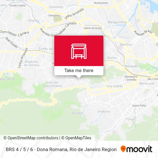 BRS 4 / 5 / 6 - Dona Romana map