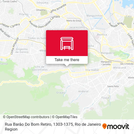 Rua Barão Do Bom Retiro, 1303-1375 map