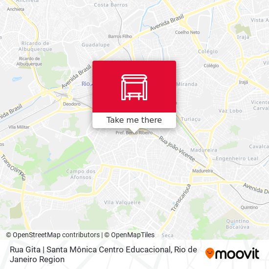 Rua Gita | Santa Mônica Centro Educacional map