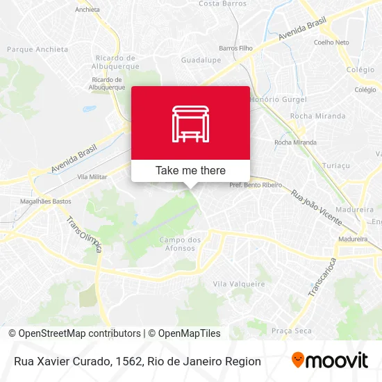 Rua Xavier Curado, 1562 map