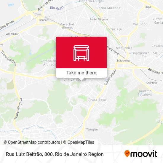 Rua Luiz Beltrão, 800 map