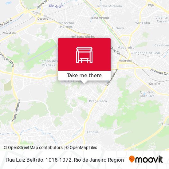 Rua Luiz Beltrão, 1018-1072 map