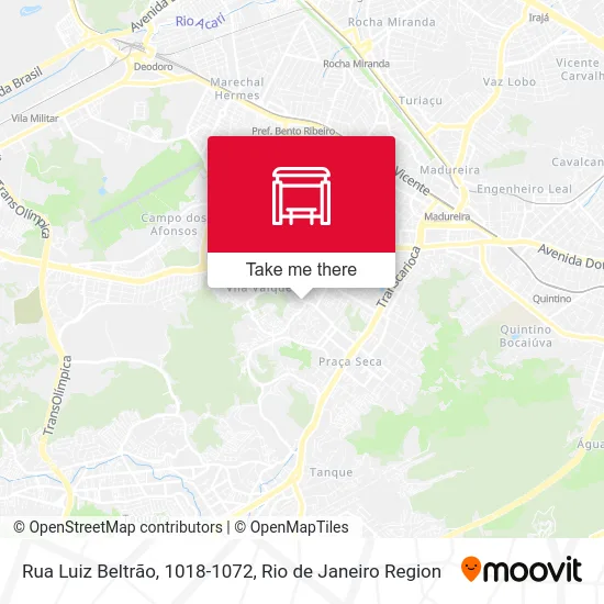 Rua Luiz Beltrão, 1018-1072 map