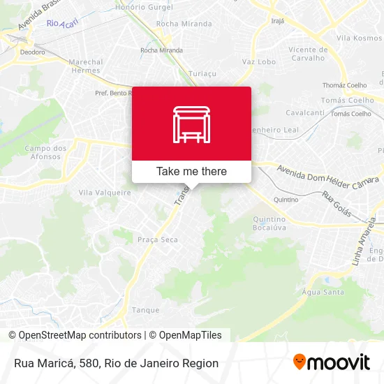 Rua Maricá, 580 map