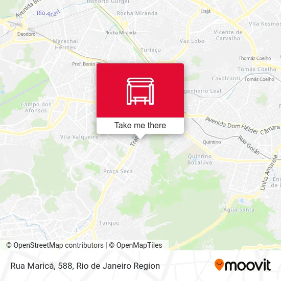 Rua Maricá, 588 map