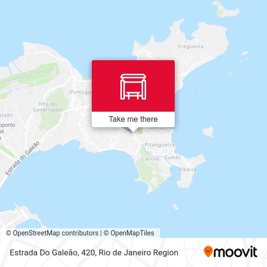 Estrada Do Galeão, 420 map