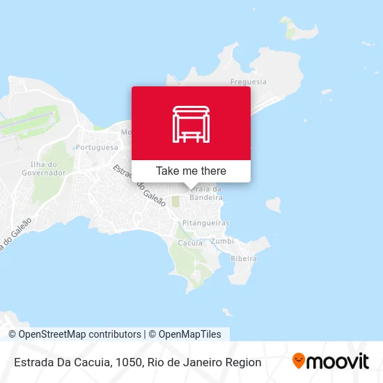 Estrada Da Cacuia, 1050 map