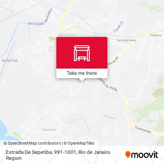 Estrada De Sepetiba, 991-1001 map