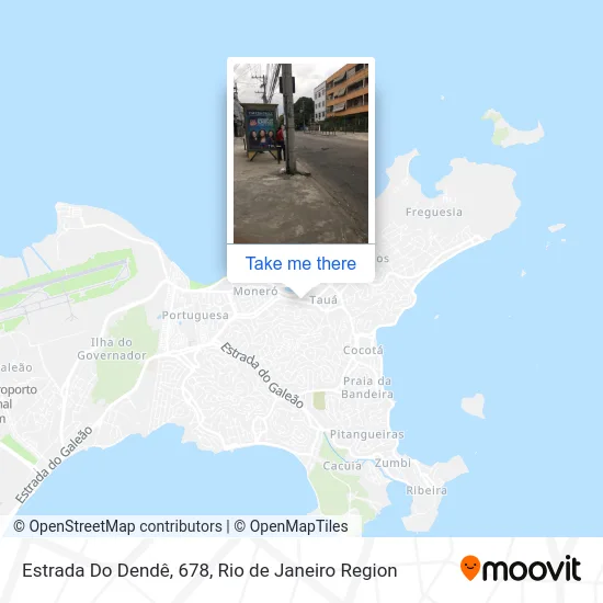 Estrada Do Dendê, 678 map