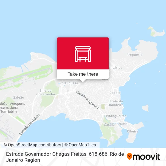 Estrada Governador Chagas Freitas, 618-686 map