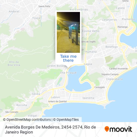 Mapa Avenida Borges De Medeiros, 2454-2574