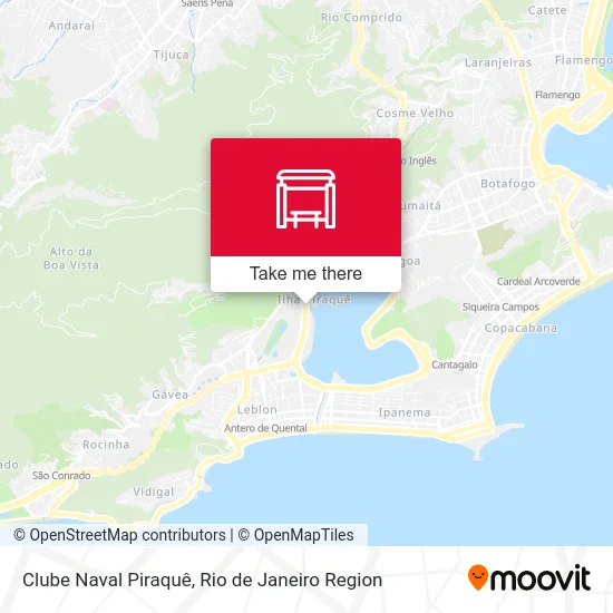 Clube Naval Piraquê map