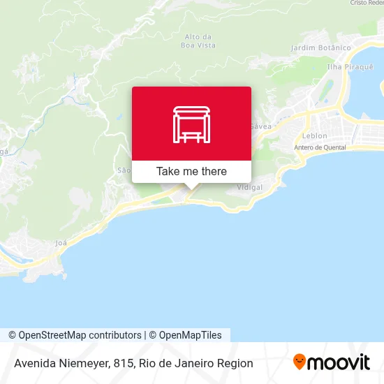 Avenida Niemeyer, 815 map