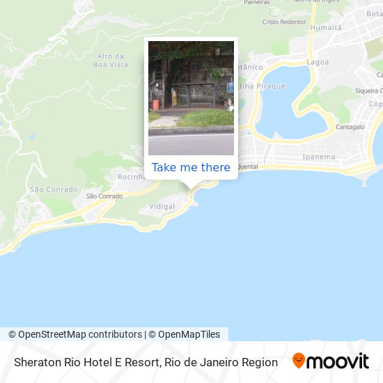 Sheraton Rio Hotel E Resort map