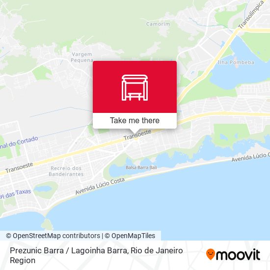 Prezunic Barra / Lagoinha Barra map