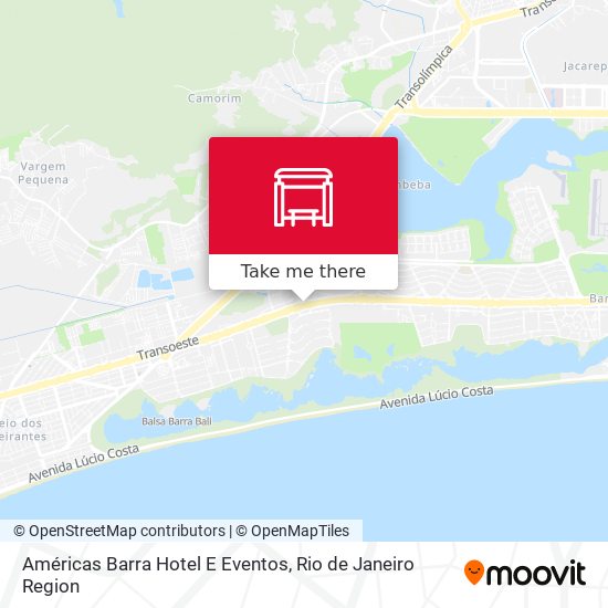 Mapa Américas Barra Hotel E Eventos