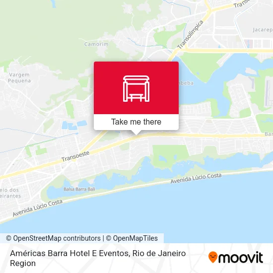 Américas Barra Hotel E Eventos map