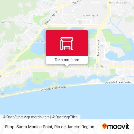 Shop. Santa Monica Point map