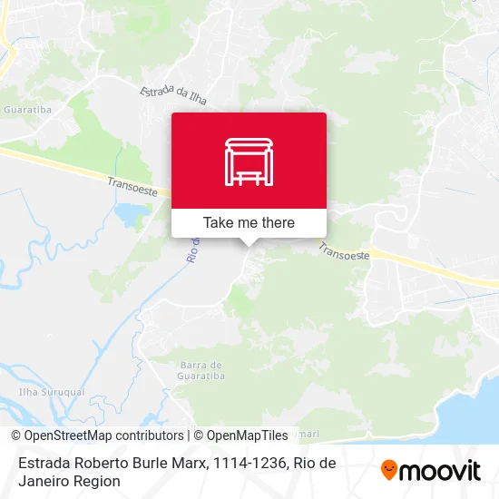 Estrada Roberto Burle Marx, 1114-1236 map