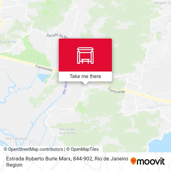 Estrada Roberto Burle Marx, 844-902 map