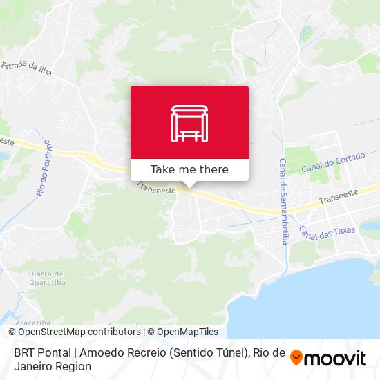 BRT Pontal | Amoedo Recreio (Sentido Túnel) map