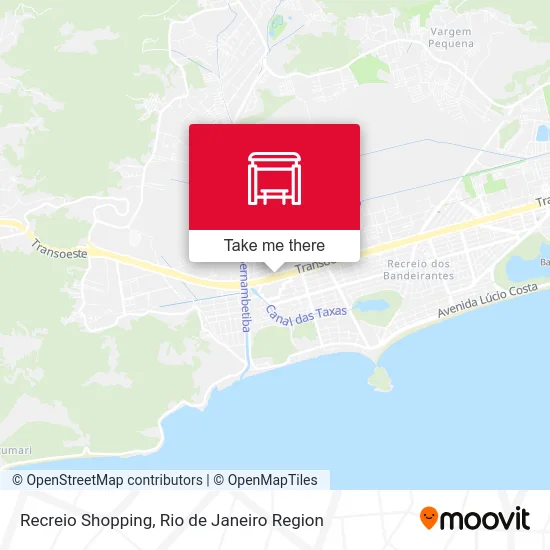 Recreio Shopping map