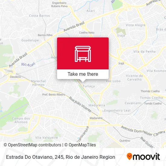 Estrada Do Otaviano, 245 map