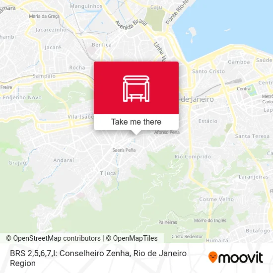 BRS 2,5,6,7,I: Conselheiro Zenha map